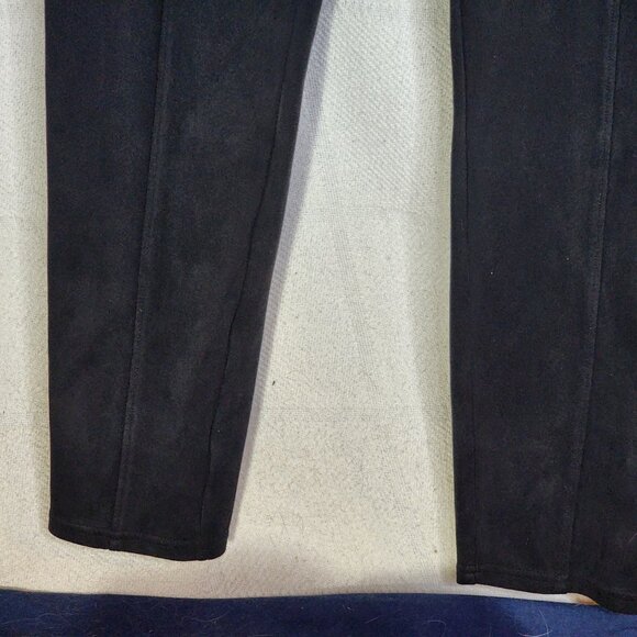Simply Vera Vera Wang Black Poly Span Velvet Soft Stretch Dress Legging Size XL - Picture 8 of 16